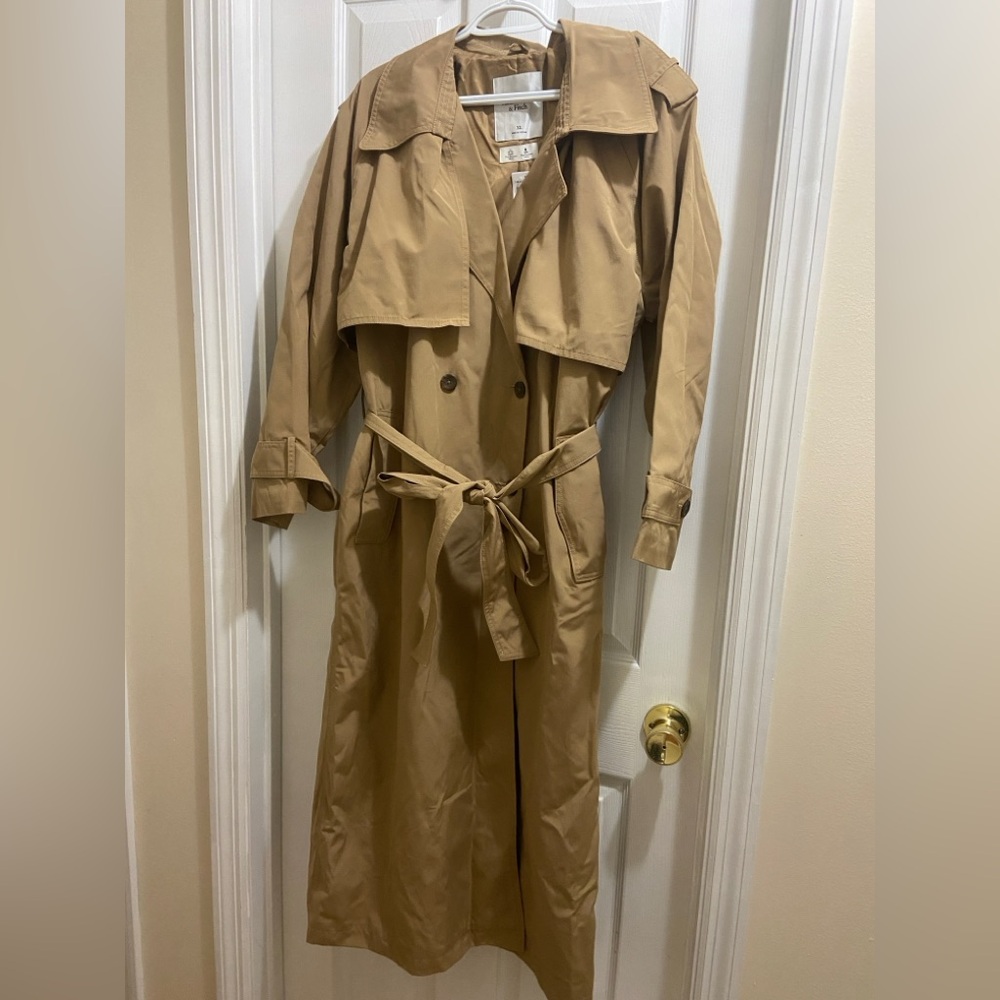 NWT Abercrombie & Fitch XL wind & water resistant trench coat